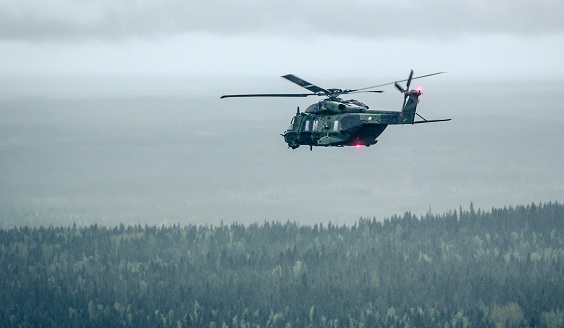 Photo Finnish Defence Forces, Ville Heiskanen. Helicopter