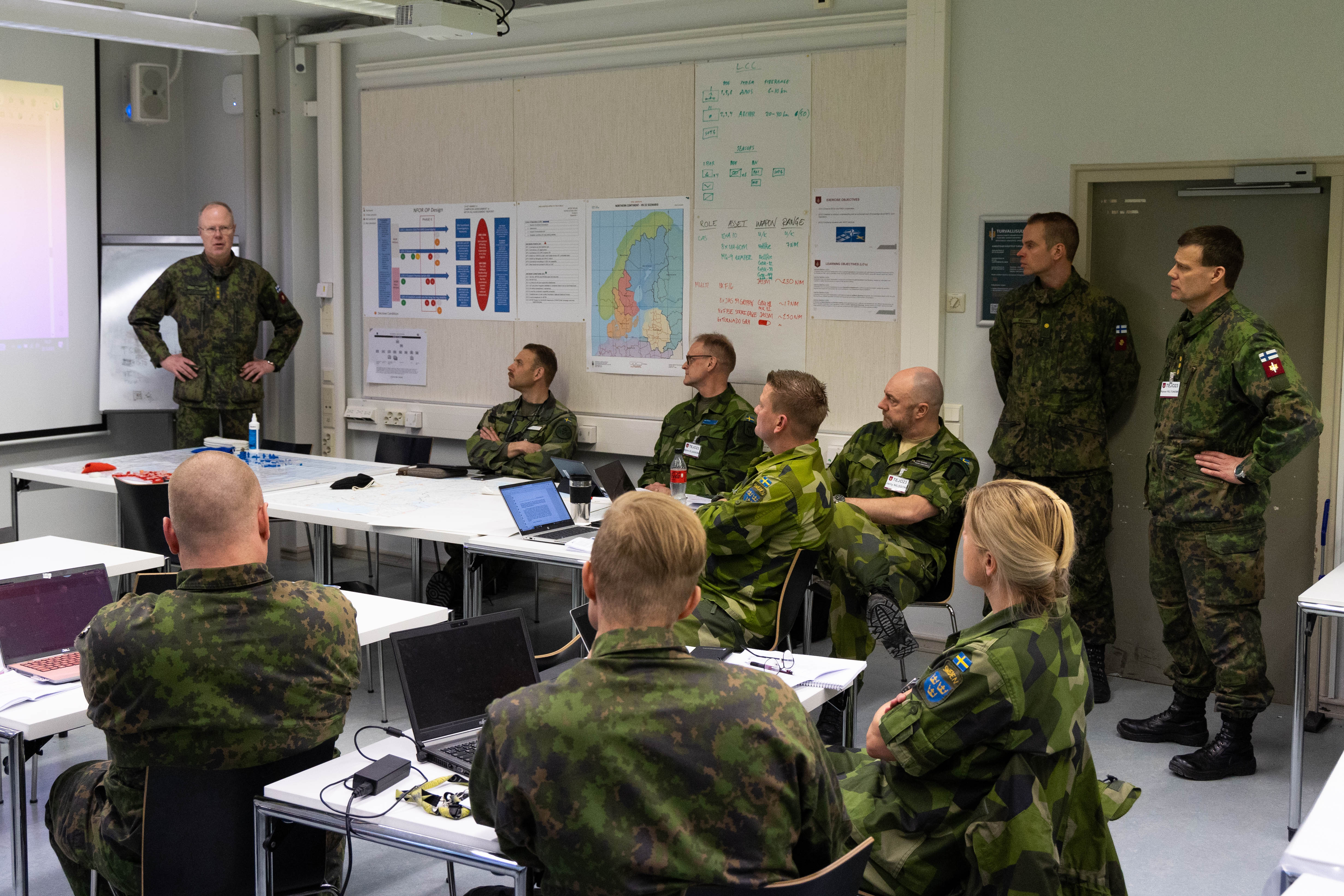 Training Together: Finnish National Defence University and Swedish ...