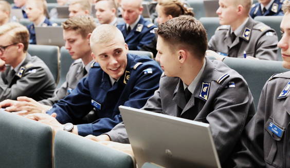 Cadets are happy in class