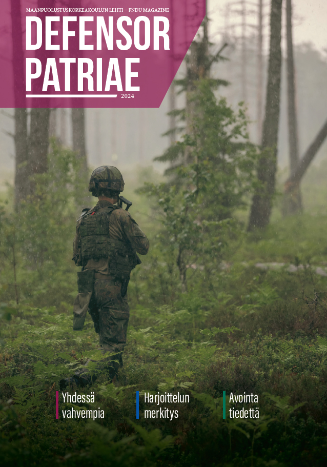 Defensor Patriae -lehden kansi.