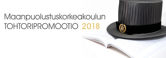 Maanpuolustuskorkeakoulun tohtoripromootio 2018